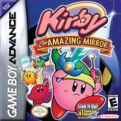 Kirby & The Amazing Mirror box art
