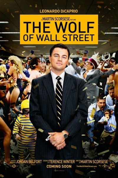 The Wolf of Wall Street (2013) poster