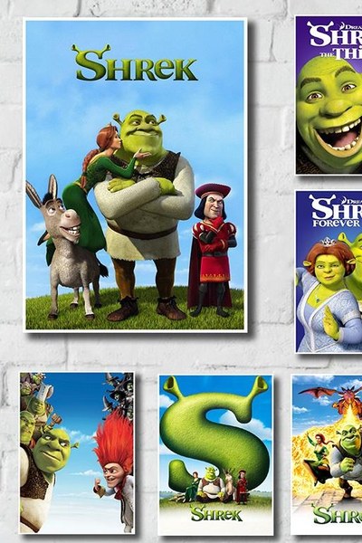 Shrek series (2001 to 2010) poster