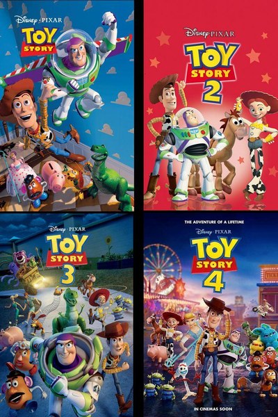 Toy Story series (1995 to 2019) poster