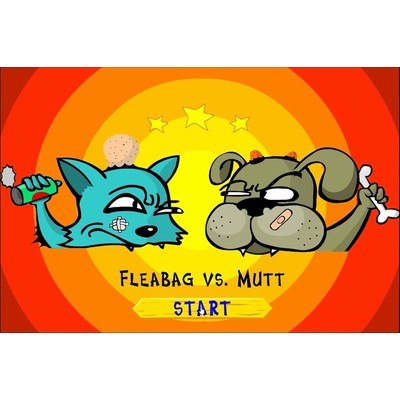 Cat vs Dog (Fleabag vs Mutt) title screen